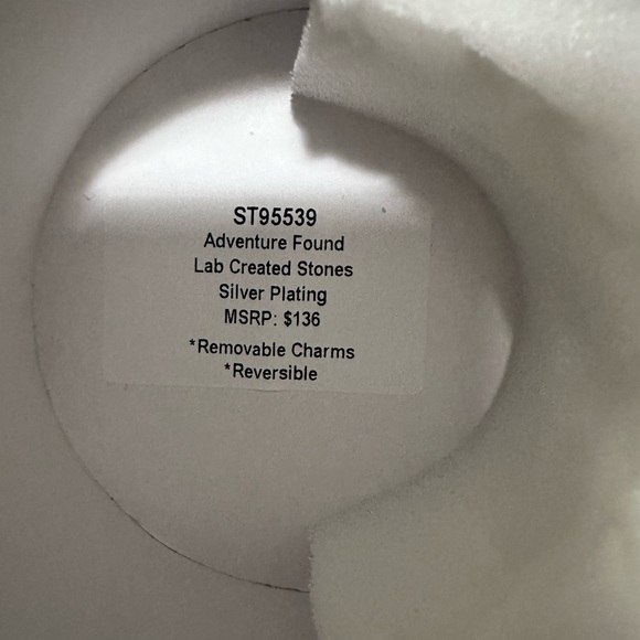 Bomb party Elegant Silver plated COMPASS Bracelet stack - Picture 7 of 8